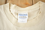 Vintage 1990s Catch & Release Fishing Gear Graphic T-Shirt Made In USA
