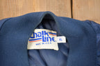 Vintage 1990s Chalk Line Satin Bomber Jacket