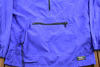 Vintage 1990s LL Bean Half Zip Windbreaker Jacket Athletic Spring Summer Sportswear
