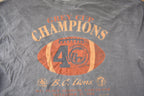 Vintage 1994 CFL B.C Lions Football Graphic T-Shirt Made In Canada Size XXL