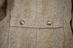Vintage 1980s Bromleigh 100% Pure Wool Midi Long Coat