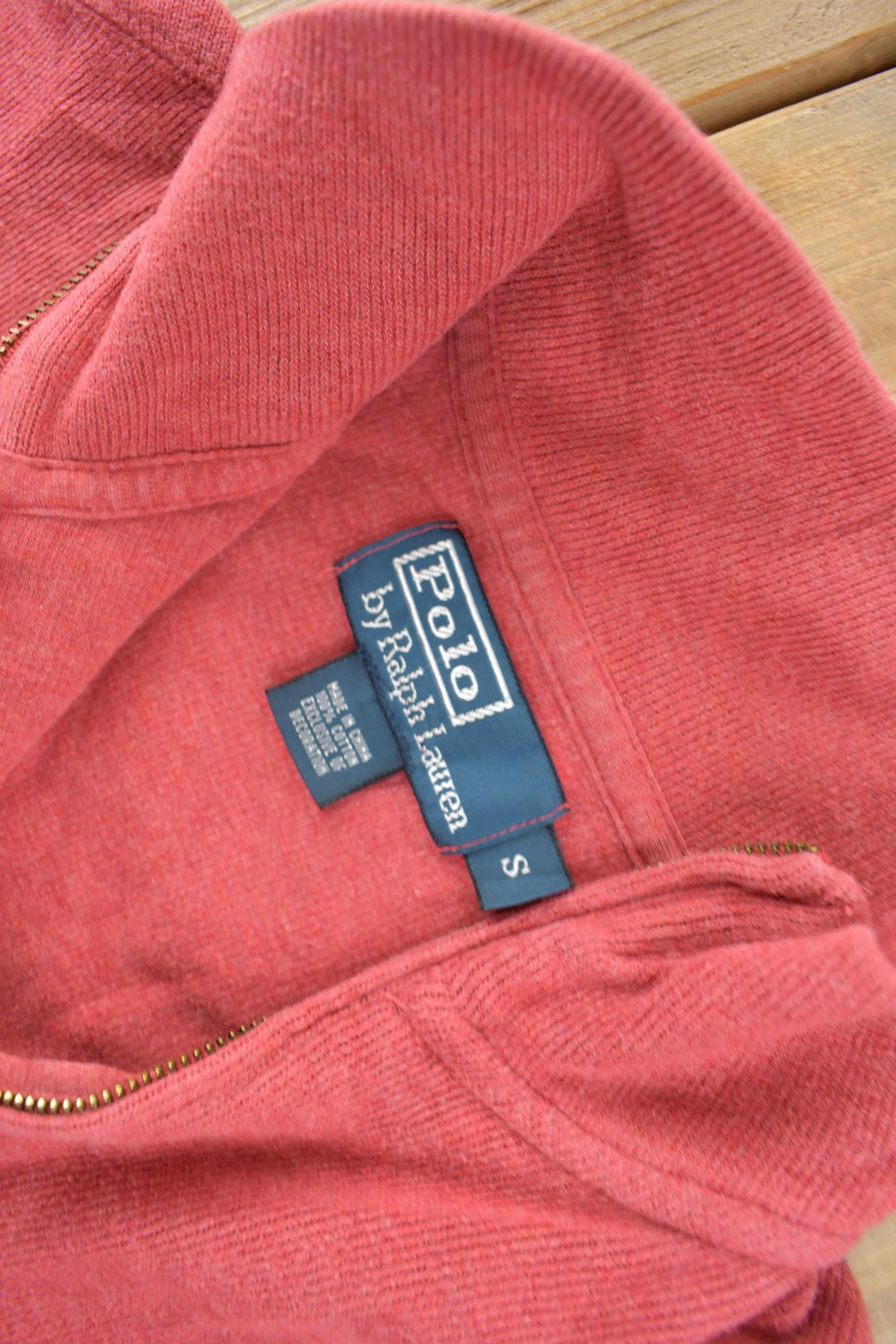 Vintage 1990s Polo Ralph Lauren Quarter Zip Sweatshirt