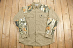 Vintage 1990s Legendary White Tails Camo Button Up Shirt