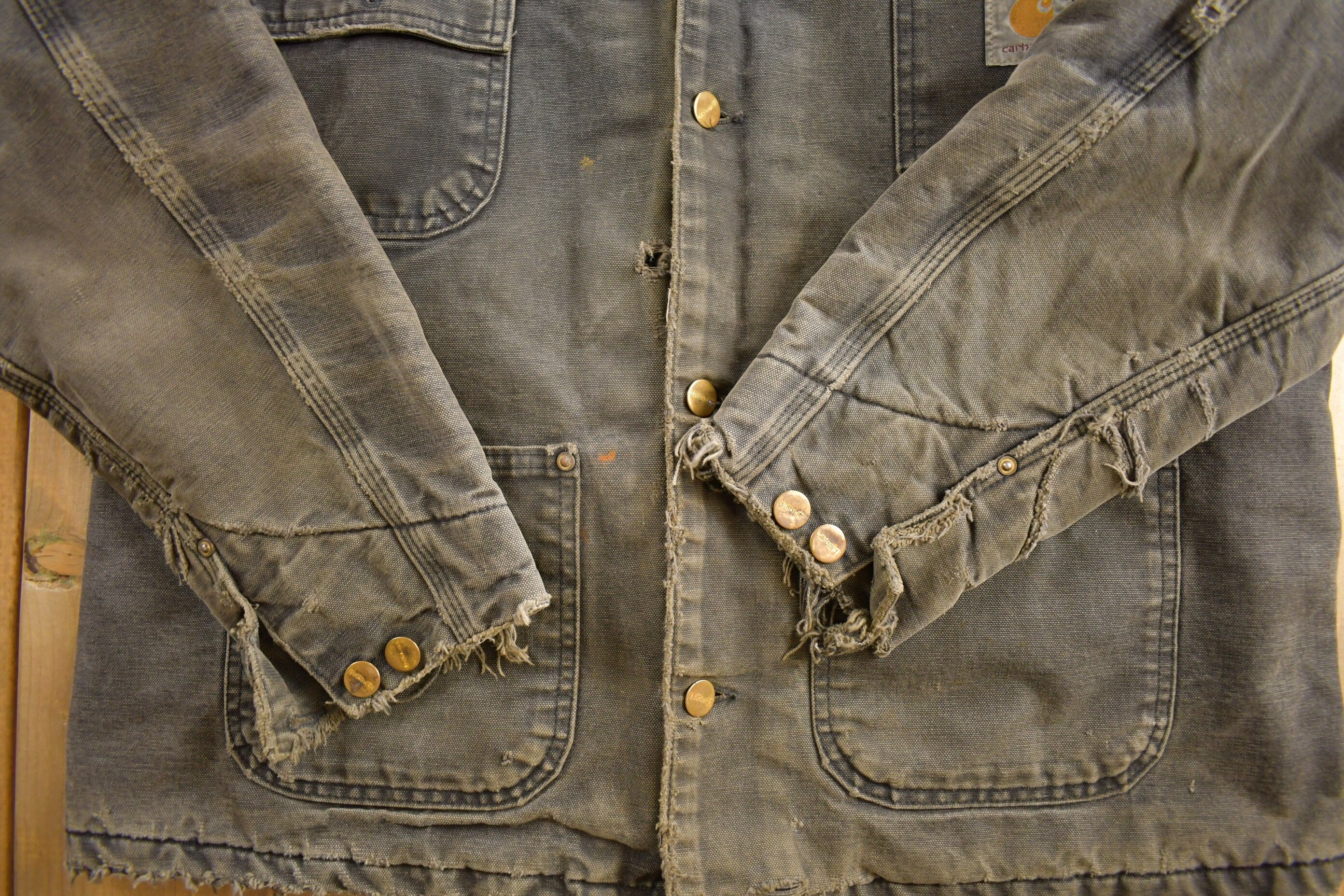 Vintage 1990s Carhartt Blanket Lined Chore Coat