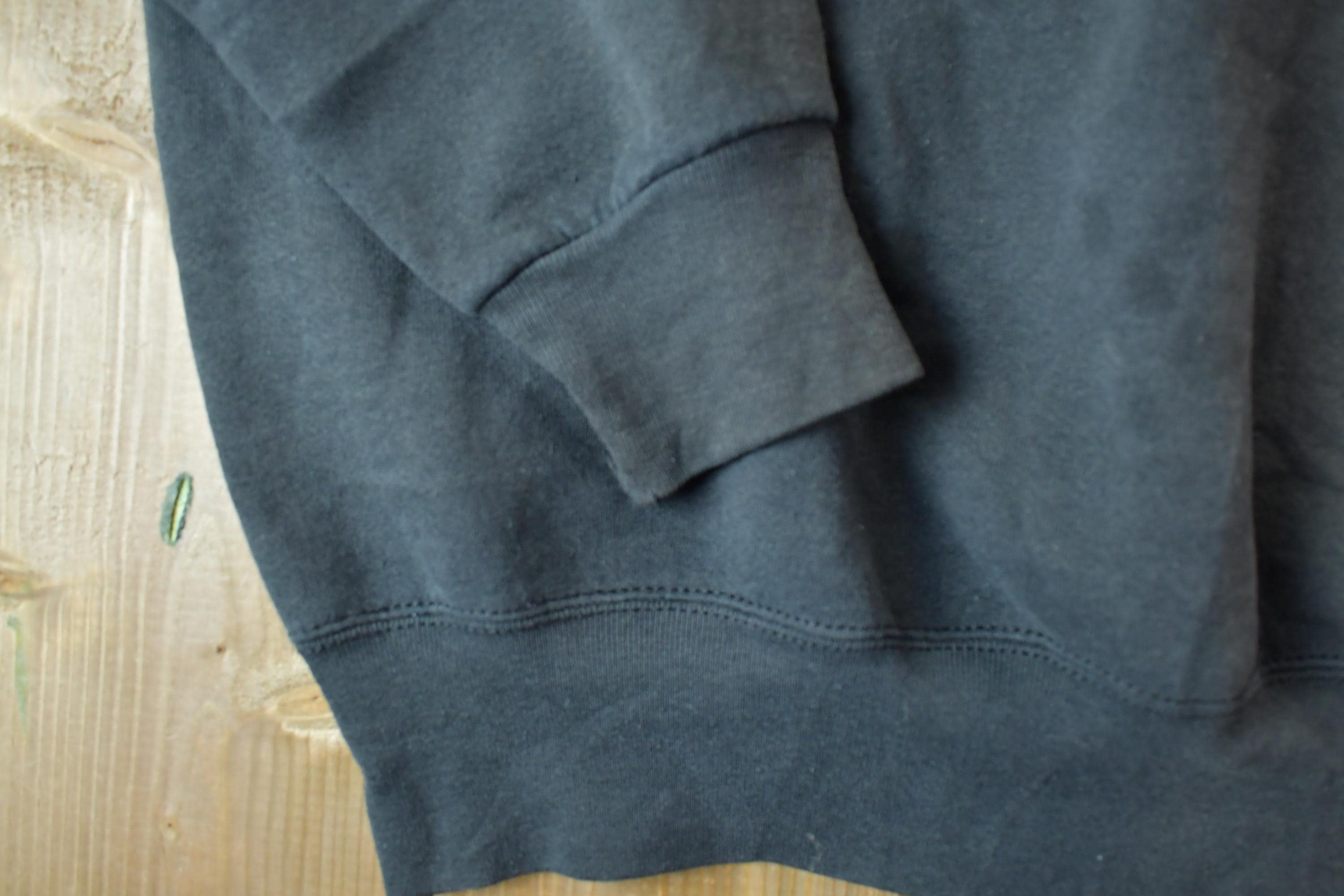 Vintage 1990s Blank BVD Crew Neck Sweatshirt / 90s Crewneck / Made In USA / Streetwear / Embroidered