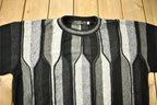 Vintage 1990s Protégé 3D Cable Knit Crewneck Sweater
