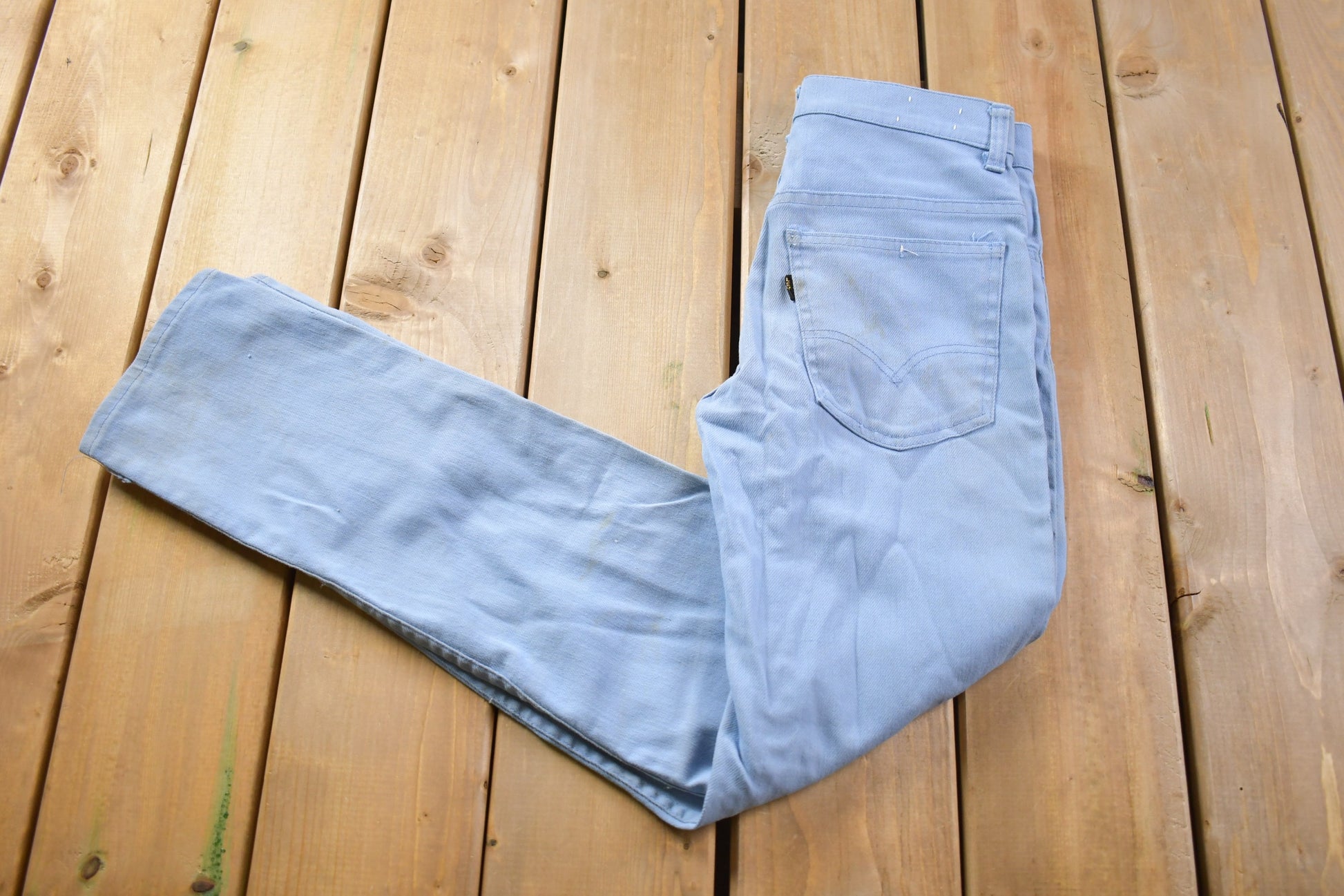 Vintage 1960s Levi's Black Tab Light Wash Jeans Size 28 x 29  Vintage Denim  True Vintage  Vintage Levi's  Big E Denim