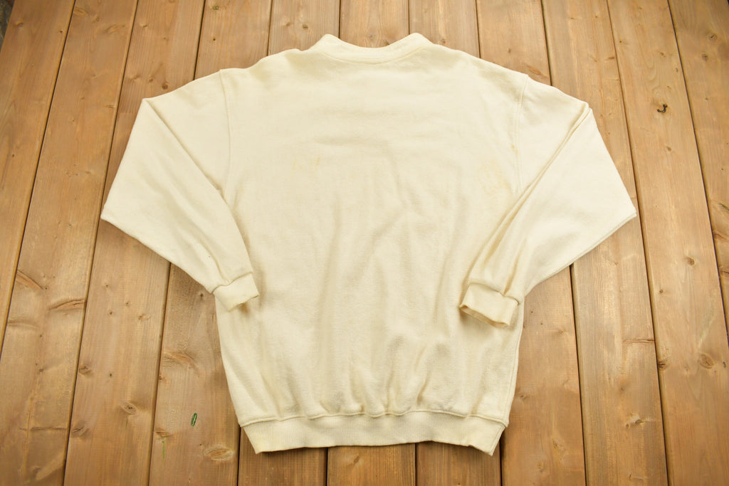 Vintage 1990s Outfit USA Quarter Button Sweatshirt