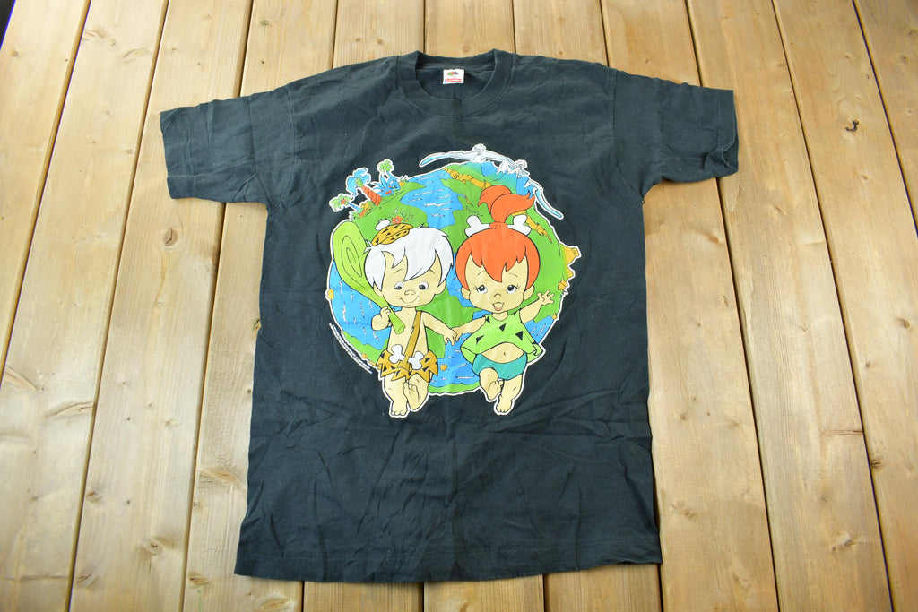 Vintage 1994 The Flintstones Graphic Cartoon Promo T-Shirt