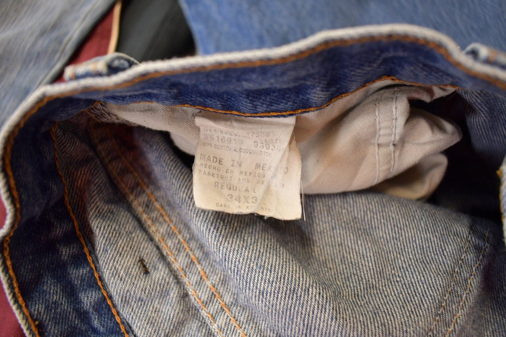 Vintage 1990s Dickies Blue Denim Jeans 34x32