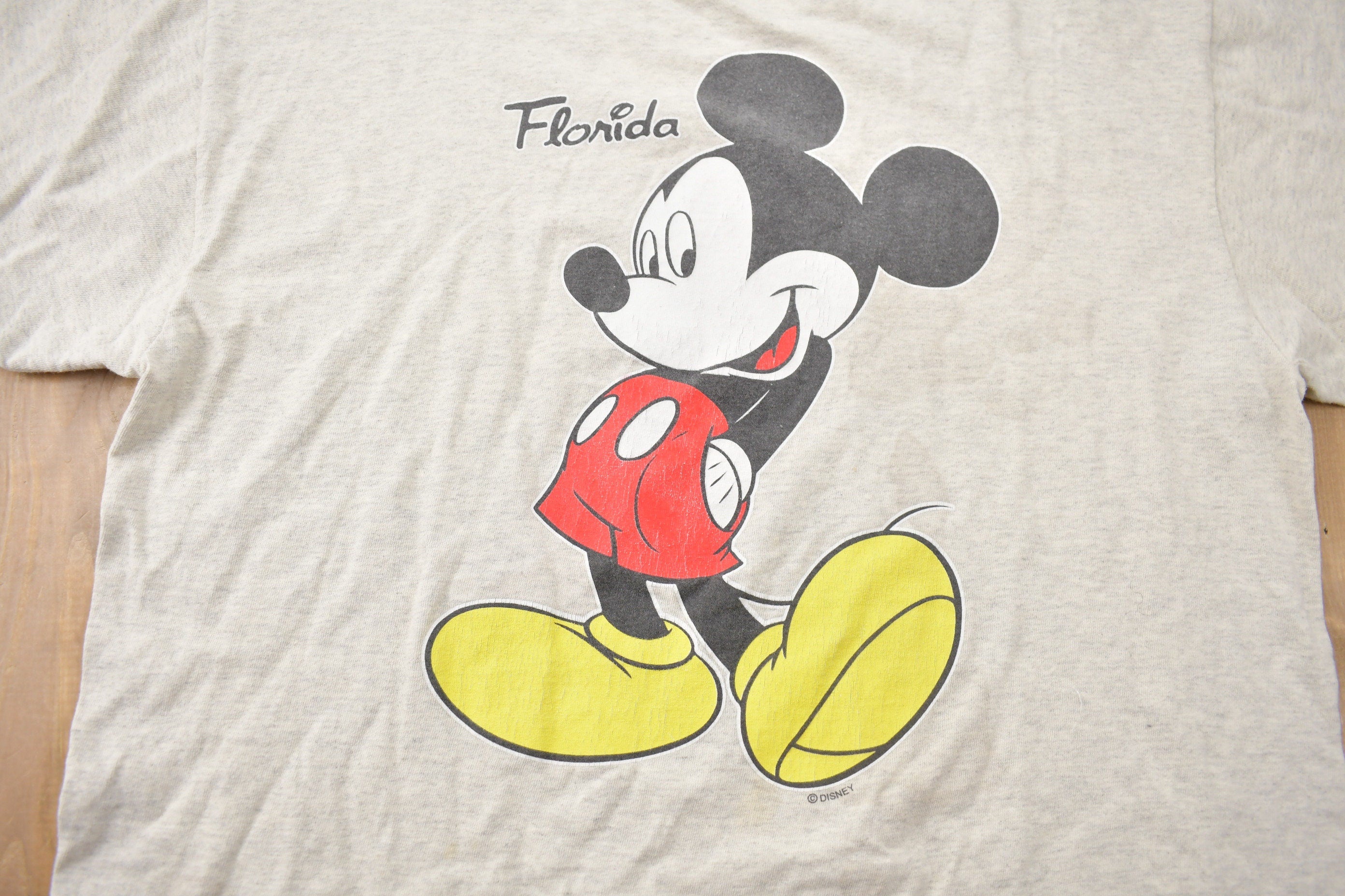 Vintage 1990s Mickey Mouse Florida T-Shirt