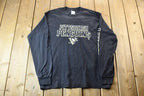 Vintage 1990s Pittsburgh Penguins NHL Hockey Long Sleeve Graphic T-Shirt