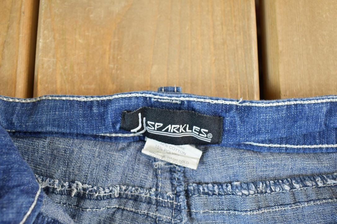 Vintage Y2K J Sparkles Jean Shorts