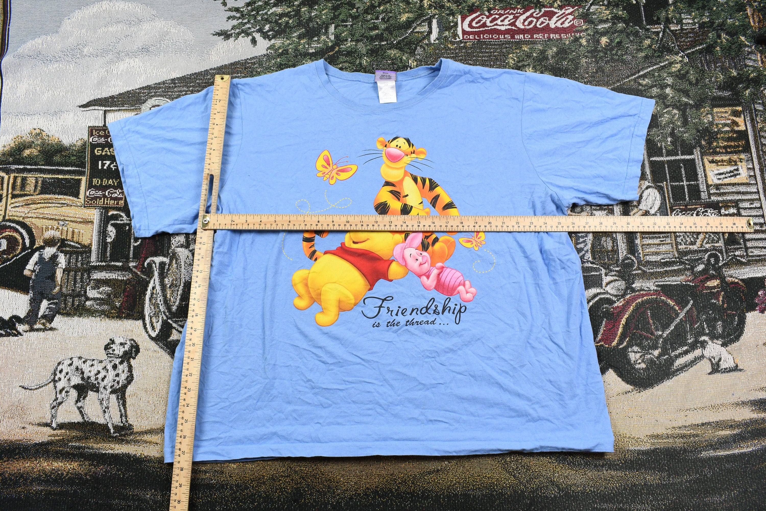 Vintage 1990s Disney Winnie the Pooh Graphic T Shirt  Cartoon Graphic  80s  90s  Streetwear Fashion  Retro Style  Friendship Tee