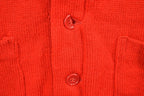 Vintage 1950s St. A Basketball Letterman Knit Cardigan Sweater