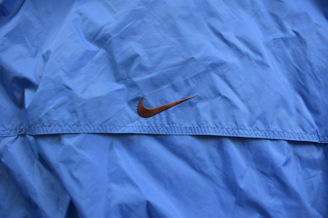Vintage 1990s Nike Embroidered Mini Swoosh Windbreaker Jacket