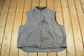 Vintage 1990s Carhartt Sherpa Lined Jacket Vest Mens 3XL
