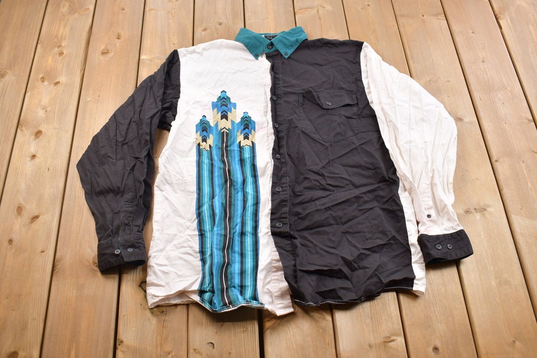 Vintage 1980s Chaparral Ridge Western Button Up Shirt