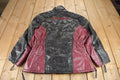Vintage 1990s Ski Doo Sno Gear Genuine Leather Snowmobile Racing Jacket Made In Canada Size Women's Medium