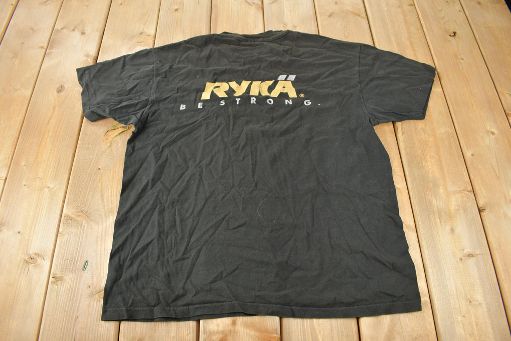 Vintage 1990s BODY LIFE Ryka Single Stitch Graphic T Shirt Made In USA