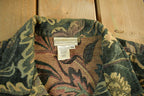 Vintage 1990s Coldwater Creek All Over Print Floral Tapestry Blazer Jacket Women's 1X