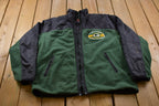 Vintage 1990s Green Bay Packers Mirage NFL Zip Fleece Jacket