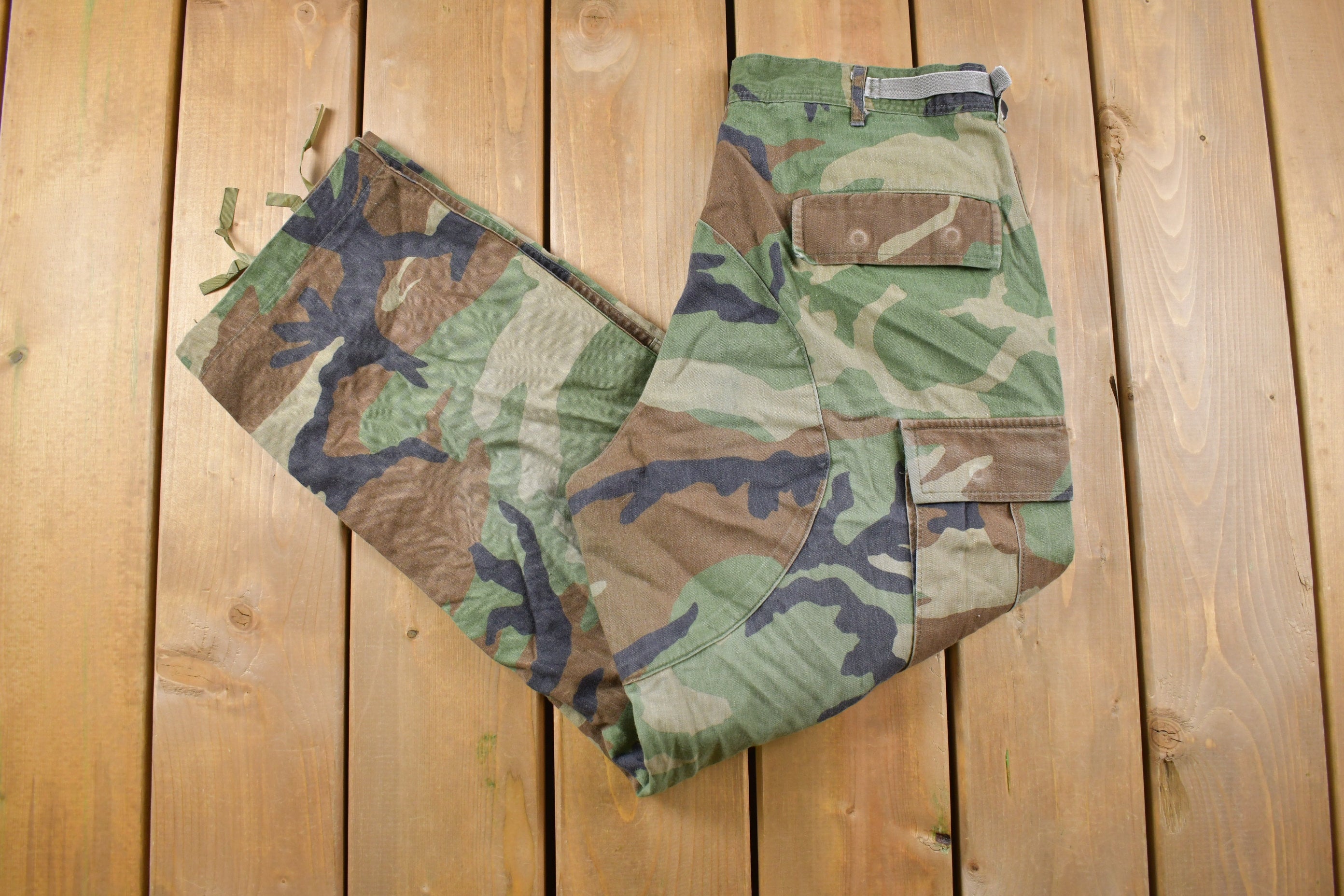 Vintage 2001 Army Military Camouflage Cargo Pants Size 32 x 29
