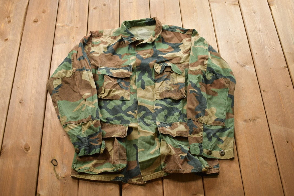 Vintage Military Button Up Shirt