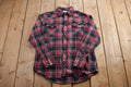 Vintage 1990s Plaid Flannel Button Up Shirt