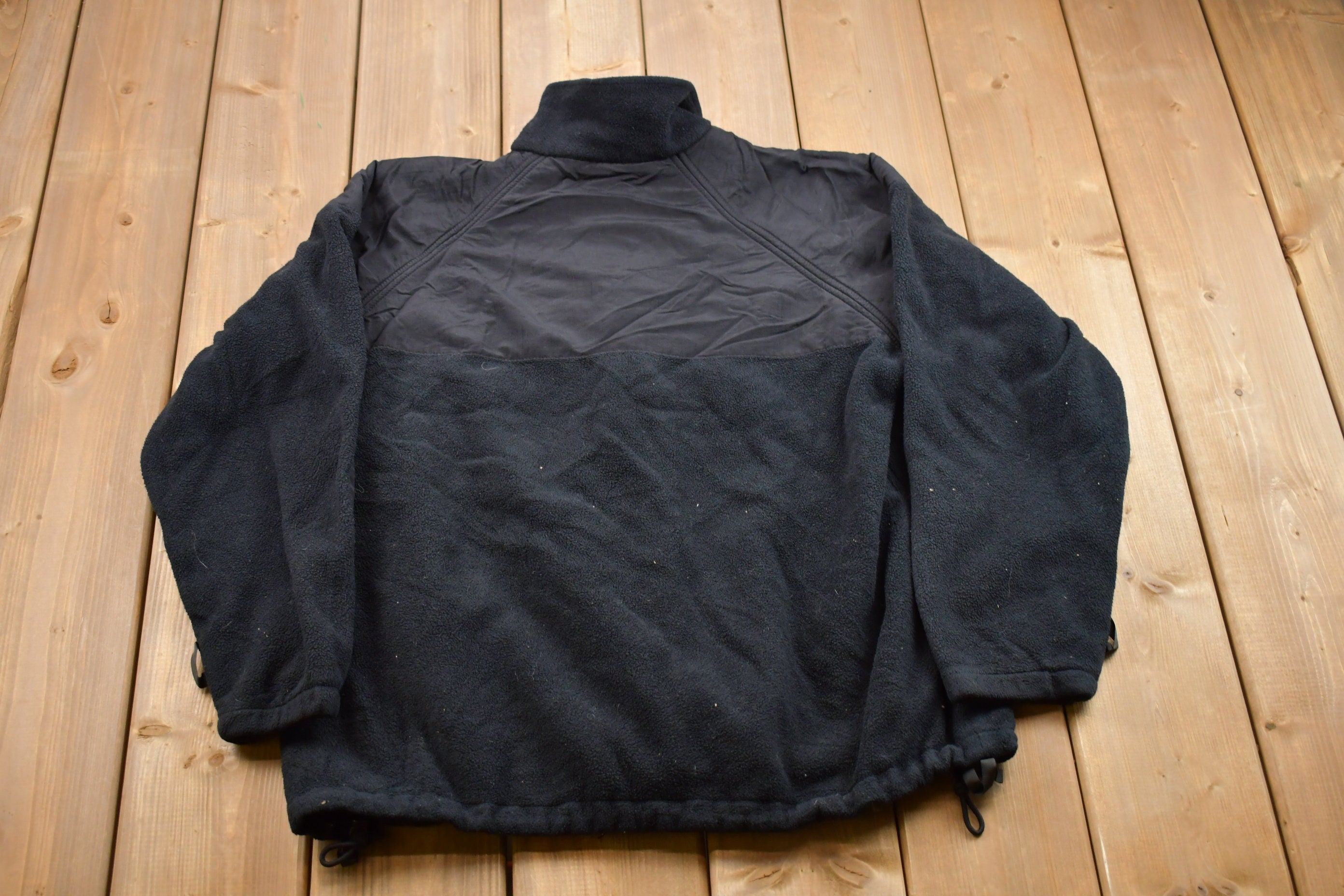 Vintage 1990s Military Army Fleece Sweater