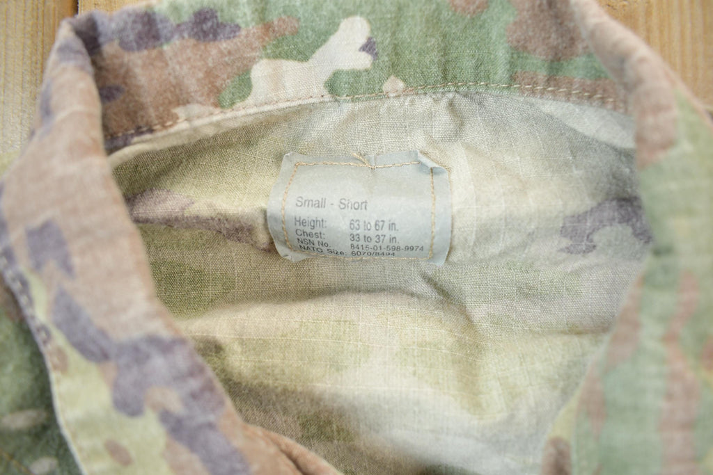 Vintage Military Button Up Shirt
