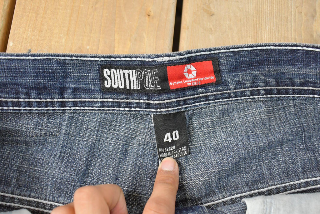 Vintage Y2K Southpole Distressed Baggy Denim Jeans Men's 39 x 33 / 2000s Hip Hop Denim / Baggy Jeans