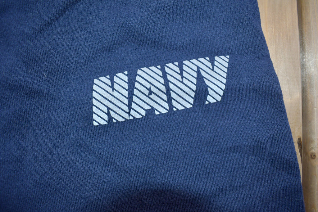 Vintage 1990's Navy Reflective 3M Sweatpants Size M