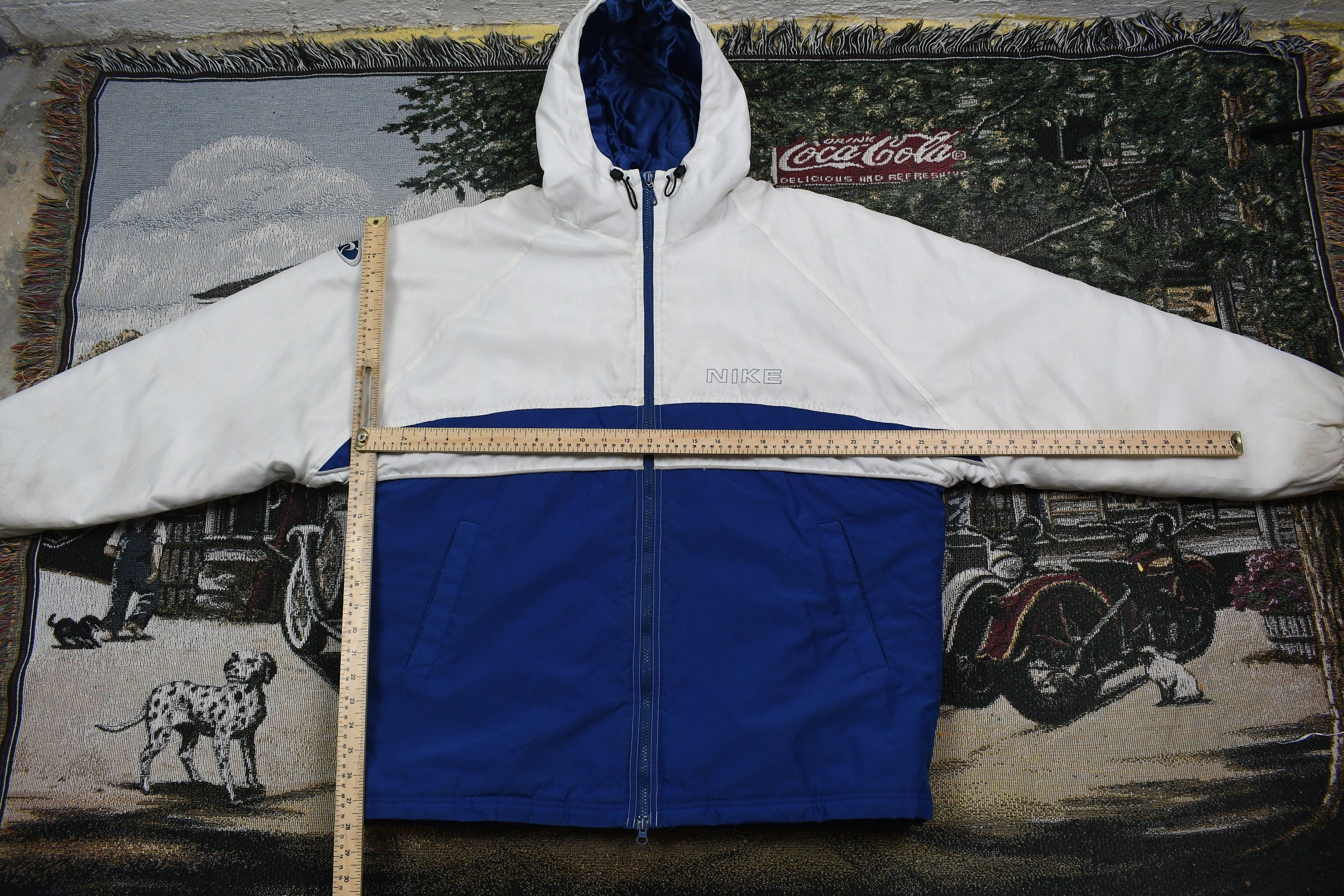 Vintage 1990s Nike Swoosh Puffer Jacket