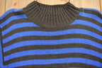 Vintage 1990s Item II Stripe Knitted Sweater  Vintage 90s Crewneck  Pattern Sweater  Outdoor  Pullover Sweatshirt