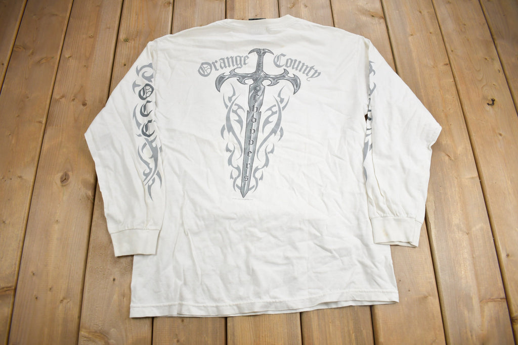 Vintage 2001 Orange County Choppers Long Sleeve Graphic T-Shirt