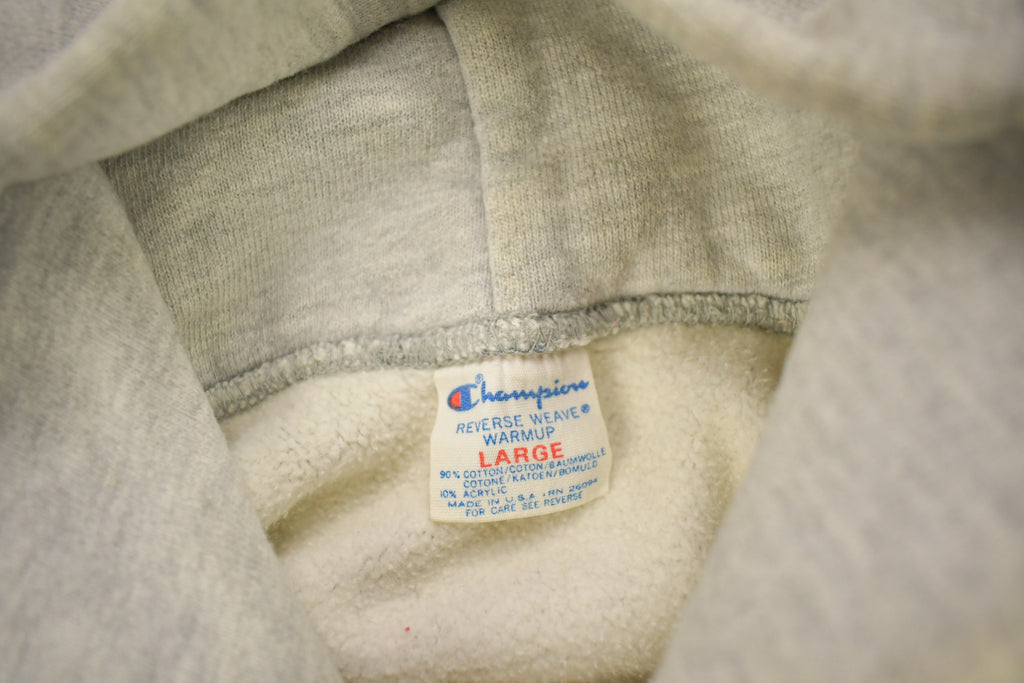 Vintage 1980s Harvard University Champion Reverse Weave Warmup Hoodie