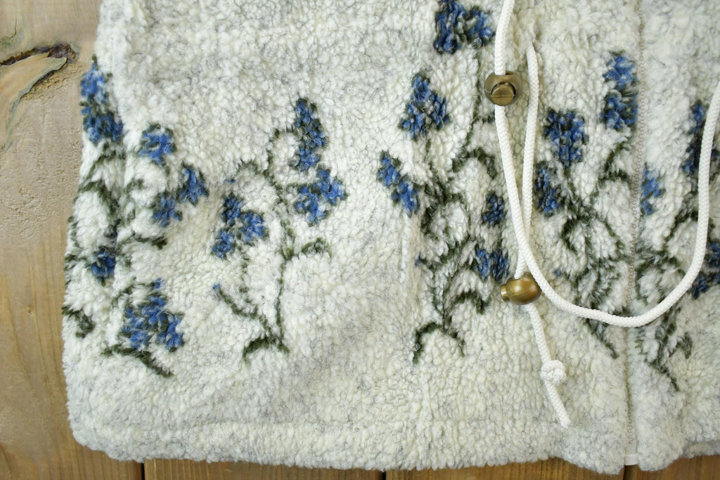 Vintage 1990s Cottage Cove Fleece Sweater Vest
