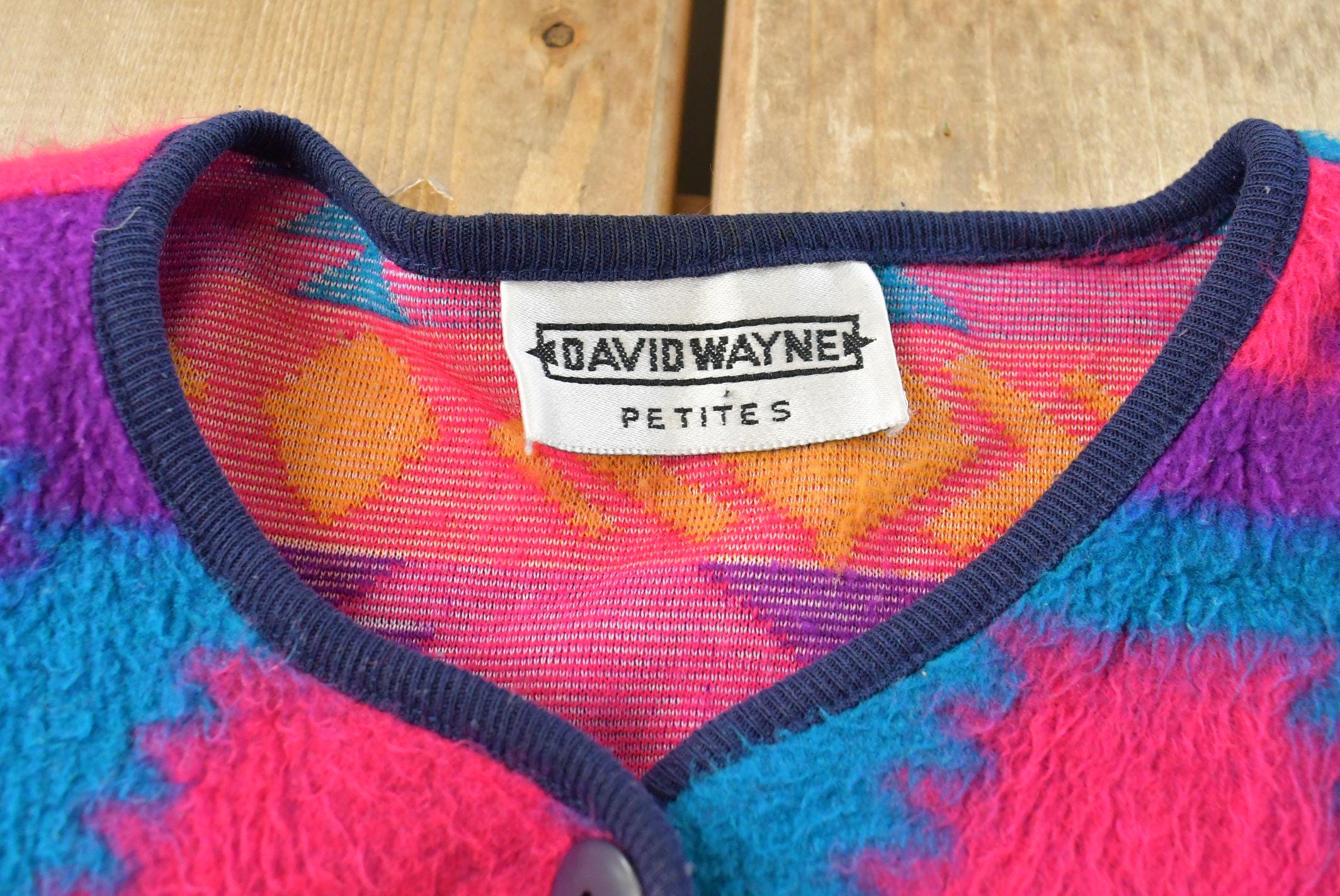 Vintage 1990s David Wayne Petites Cardigan Sweater Women's M
