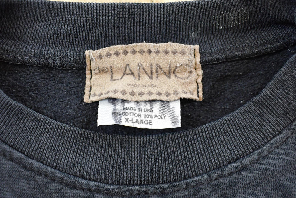 Vintage 1990s De Lanng Animals Crewneck Sweatshirt Men's Large