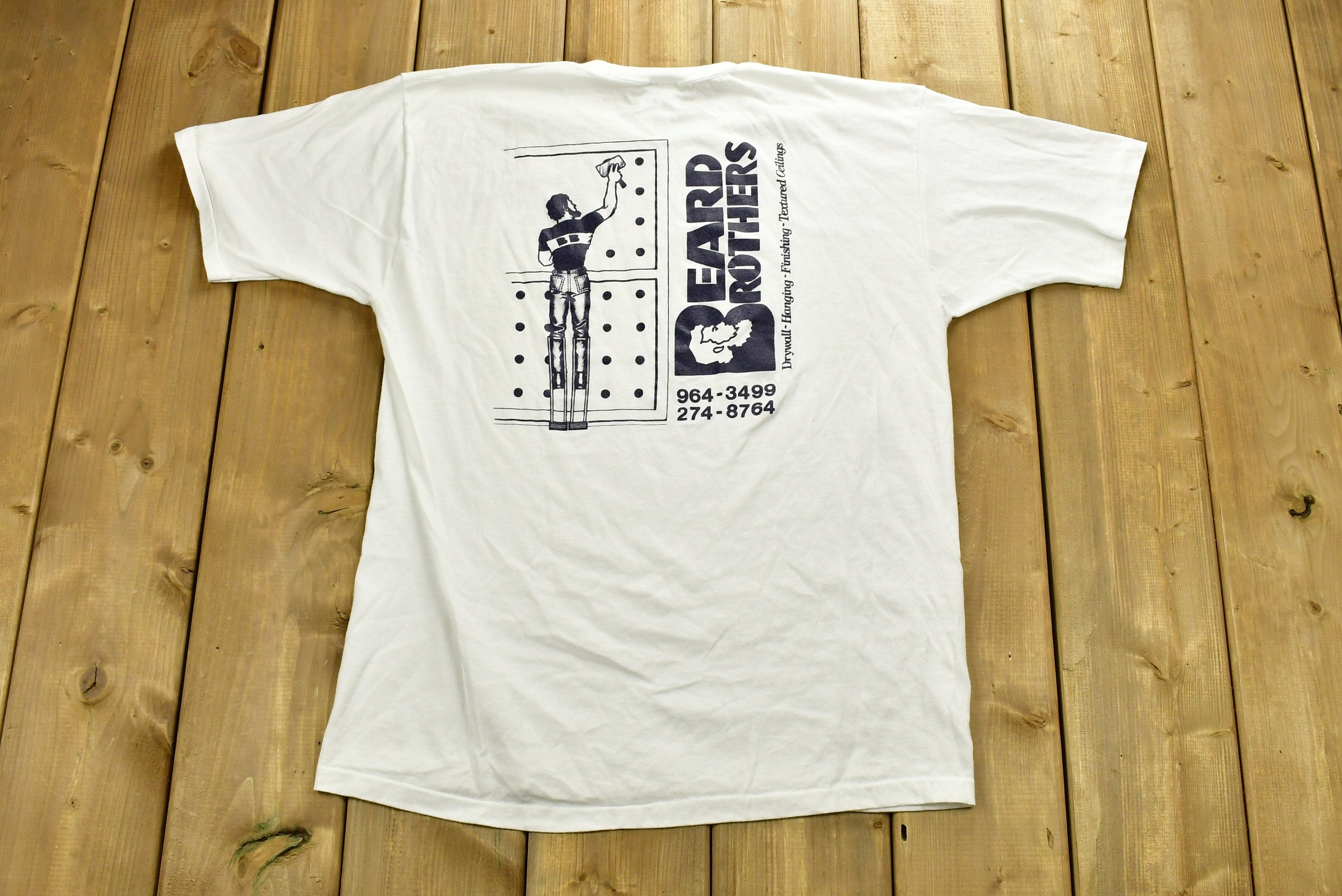Vintage 90's Beard Brothers Drywall T-Shirt