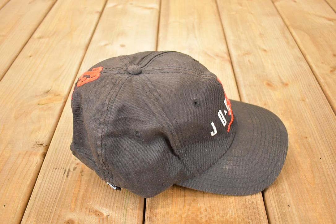 Vintage 1990s Nike Air Jordan 23 Embroidered Snapback NBA Hat / 90's Jordans Basketball Cap