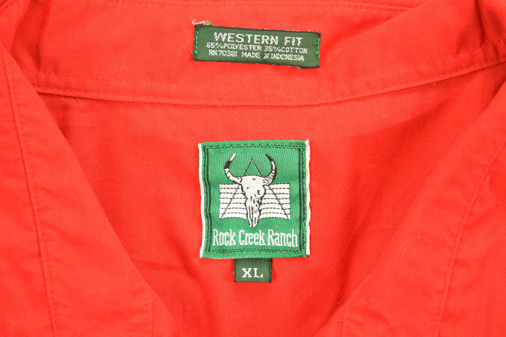 Vintage 1990s Rock Creek Ranch Wester Button Up Shirt