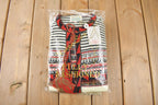 True Vintage 1960s Deadstock Helen Sue Psychedelic Knit Acrylic Cardigan Sweater
