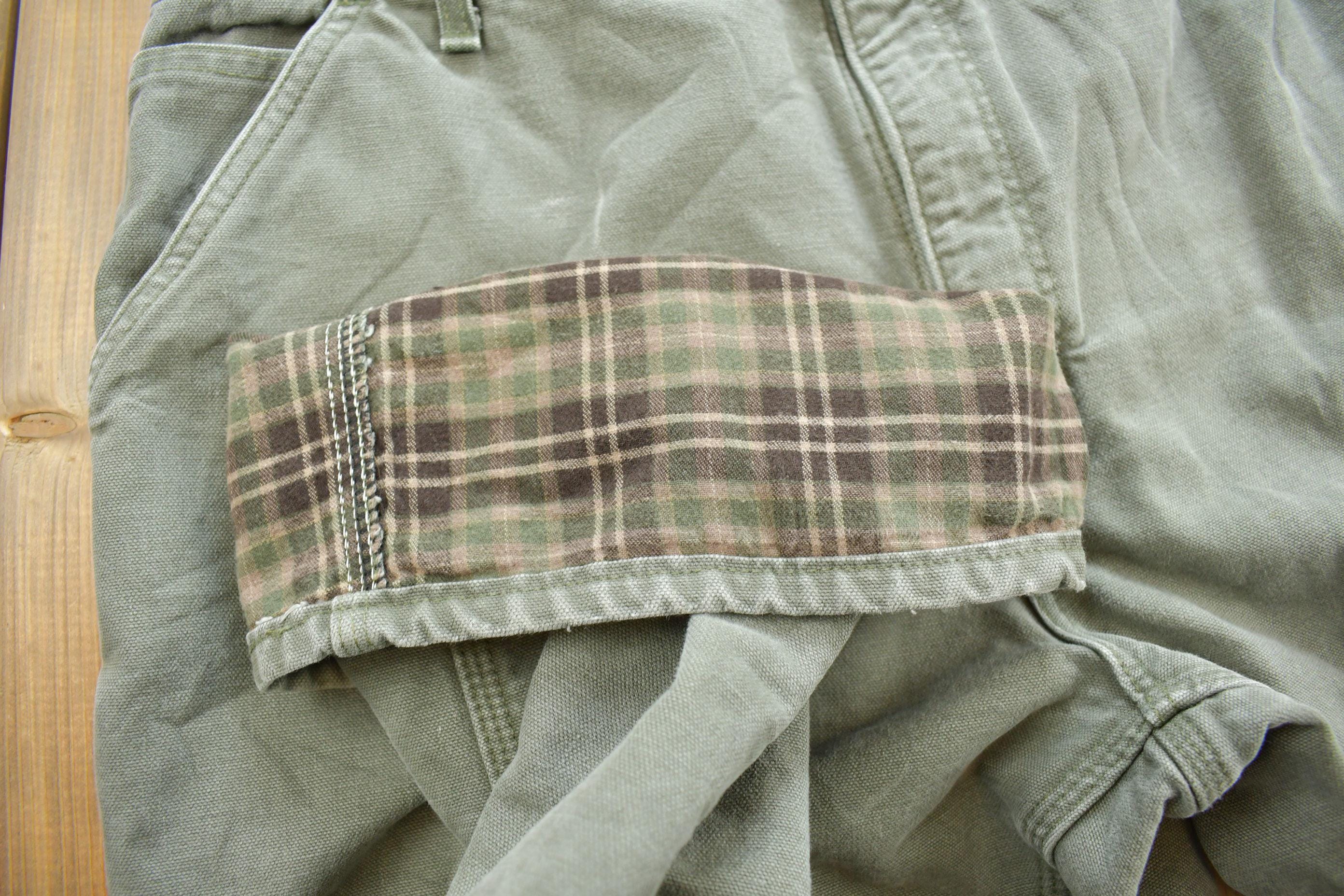 Vintage 1990s Carhartt Blanket Lined Work Pants Size 40x30