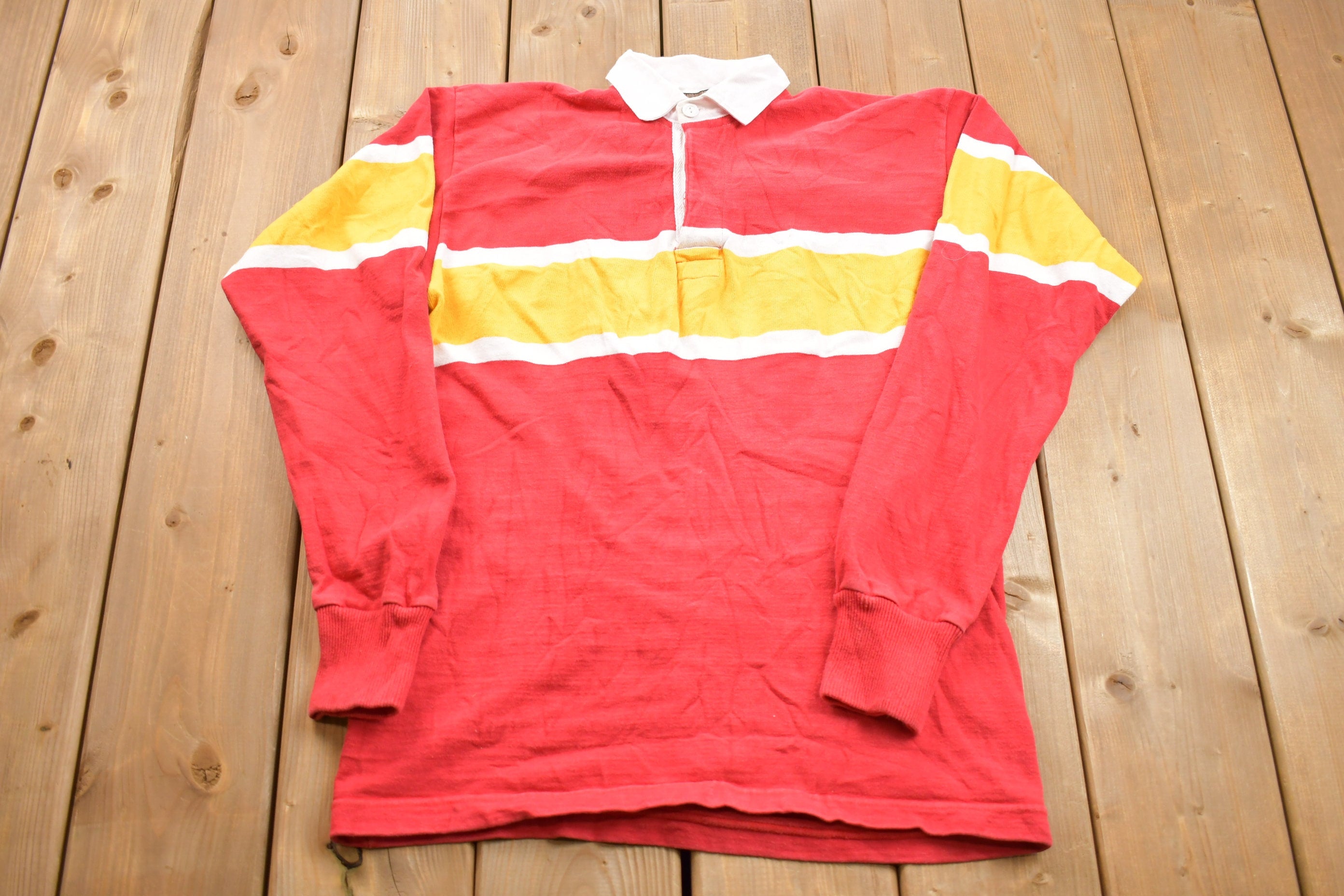 Vintage 1990s Hardin Knitwear Rugby Sweatshirt