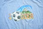 Vintage 1980 Screen and Stars Soccer Graphic T Shirt