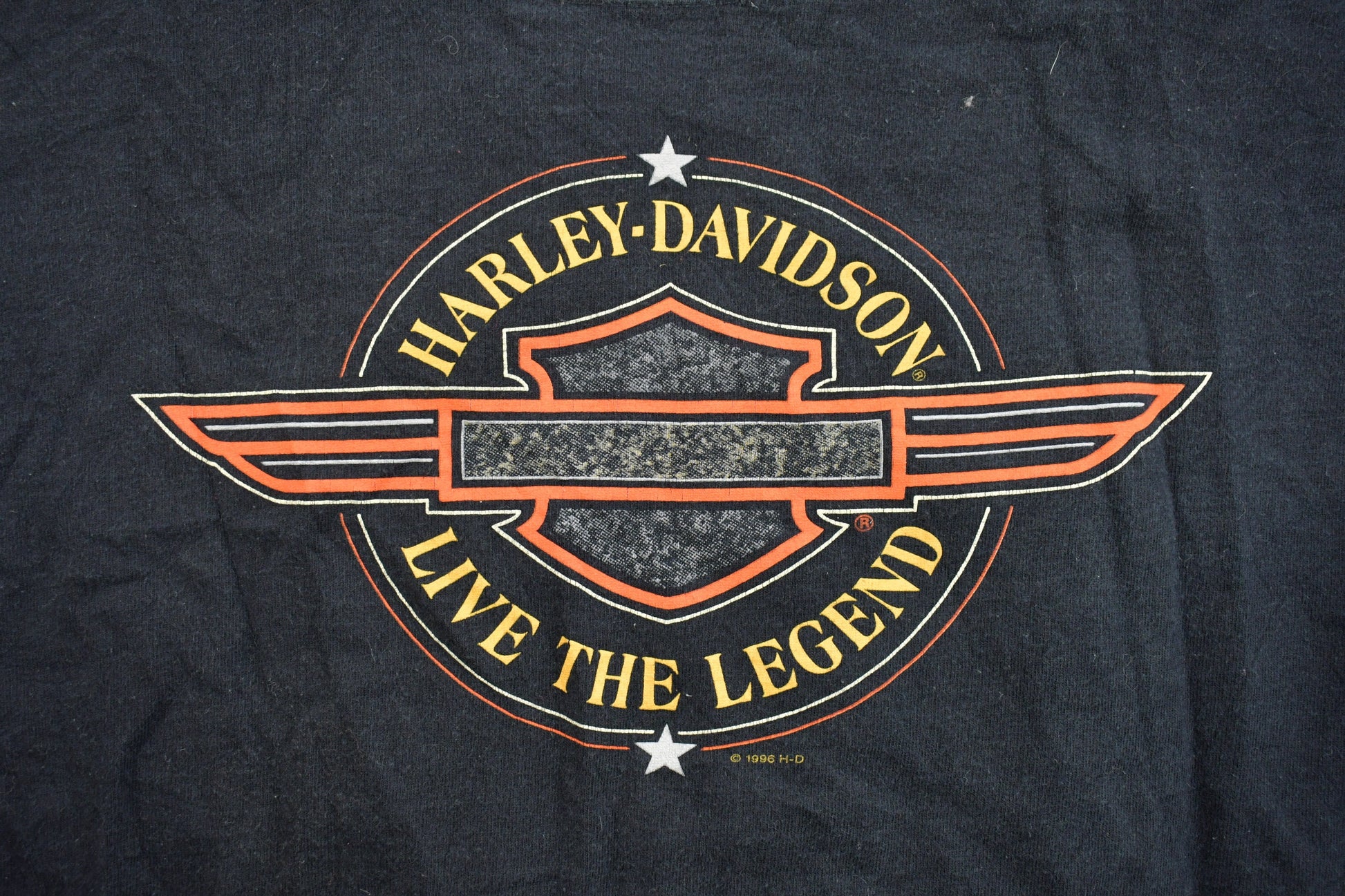 Vintage 1996 Harley Davidson Motorcycles Long Sleeve T-Shirt