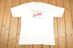 Vintage 1990s Crazy Shirt Napa Valley Wino Souvenir Travel T-Shirt Men's L