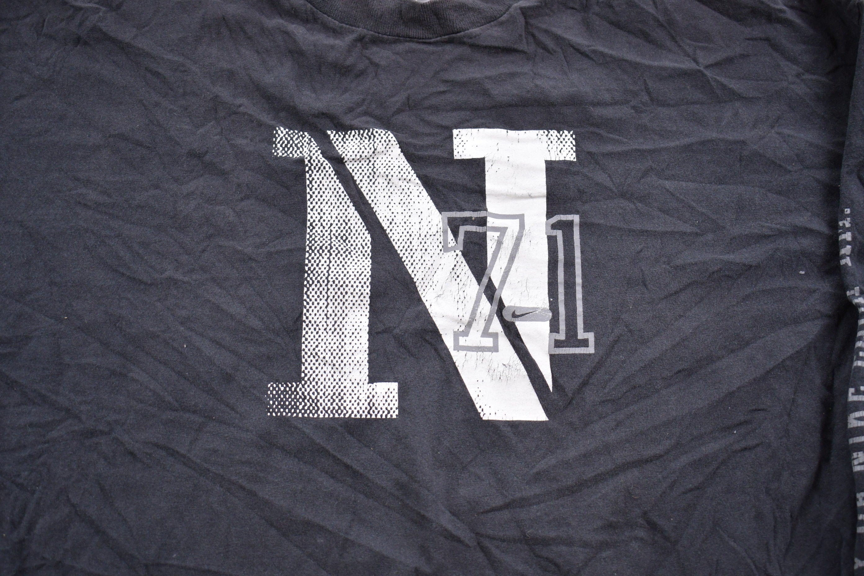Vintage 1990s Nike Grey Tag Long Sleeved T-Shirt